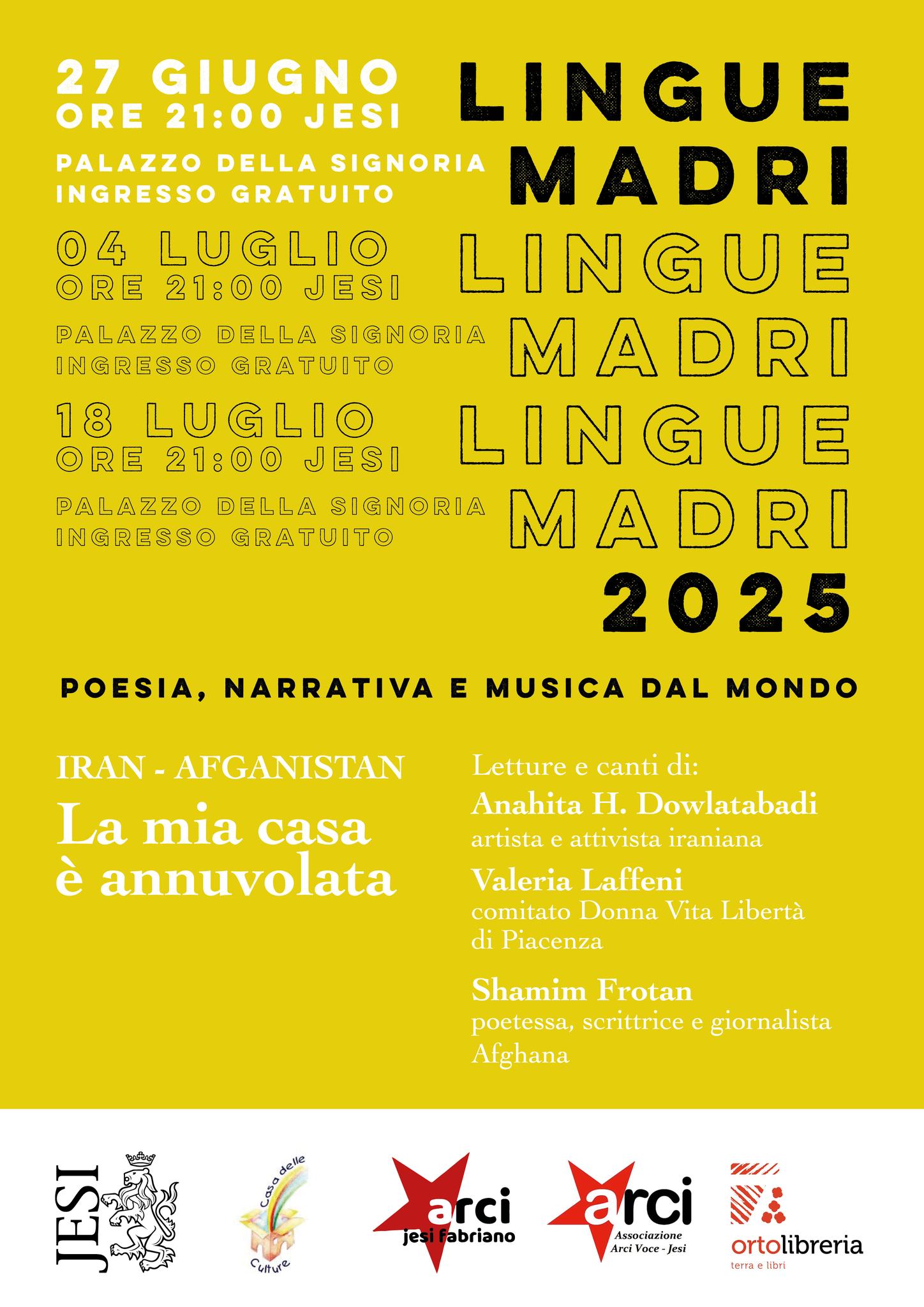 Lingue madri - Poesia, narrativa e musica dal mondo