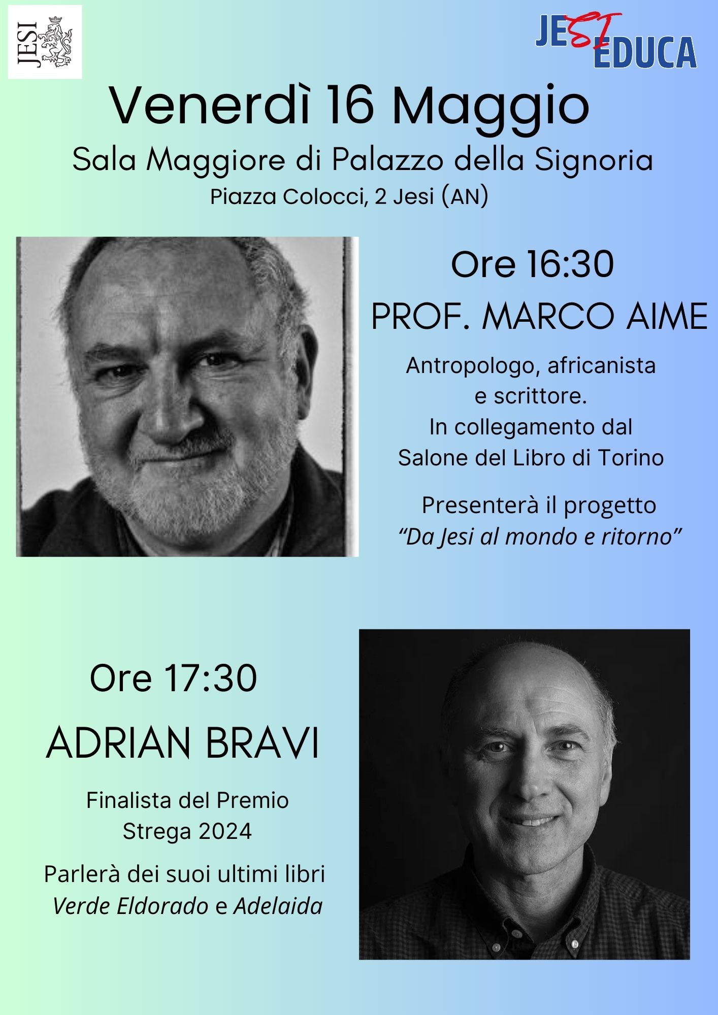 Marco Aime e Adrian Bravi